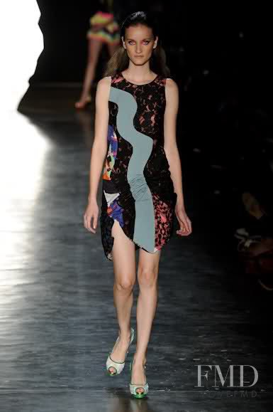 Marina Heiden featured in  the Erika Ikezili fashion show for Spring/Summer 2011