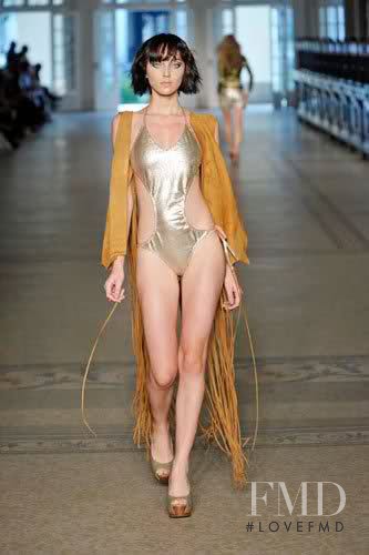 Andressa Fontana featured in  the Patricia Viera fashion show for Spring/Summer 2011