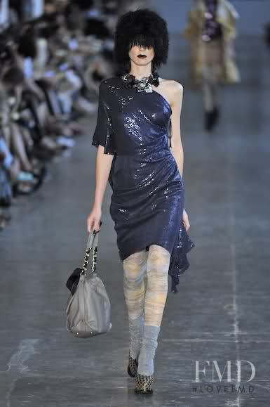 Andressa Fontana featured in  the Fause Haten fashion show for Autumn/Winter 2010