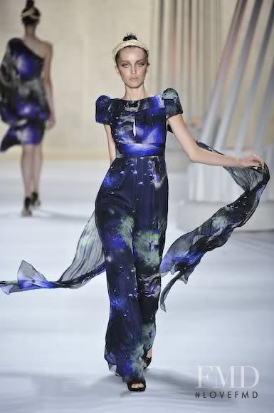 Andressa Fontana featured in  the Victor Dzenk fashion show for Autumn/Winter 2010