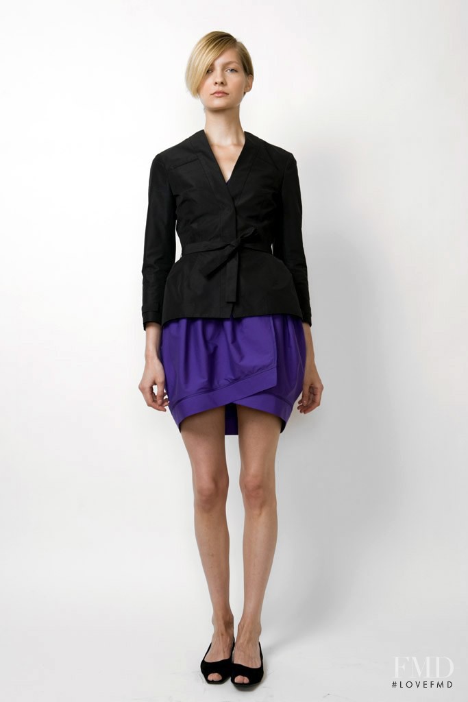 Karolin Wolter featured in  the Narciso Rodriguez fashion show for Resort 2010