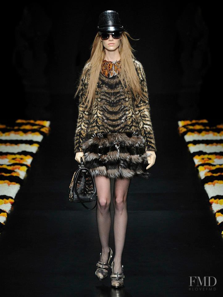 Suvi Koponen featured in  the Roberto Cavalli fashion show for Autumn/Winter 2012