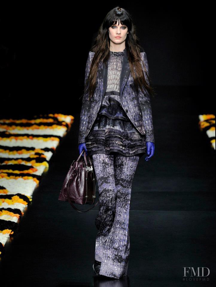 Querelle Jansen featured in  the Roberto Cavalli fashion show for Autumn/Winter 2012