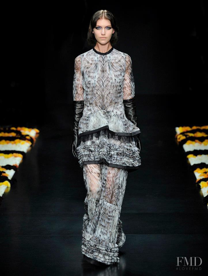 Arizona Muse featured in  the Roberto Cavalli fashion show for Autumn/Winter 2012