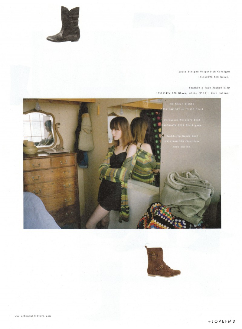 Andressa Fontana featured in  the Urban Outfitters lookbook for Autumn/Winter 2008