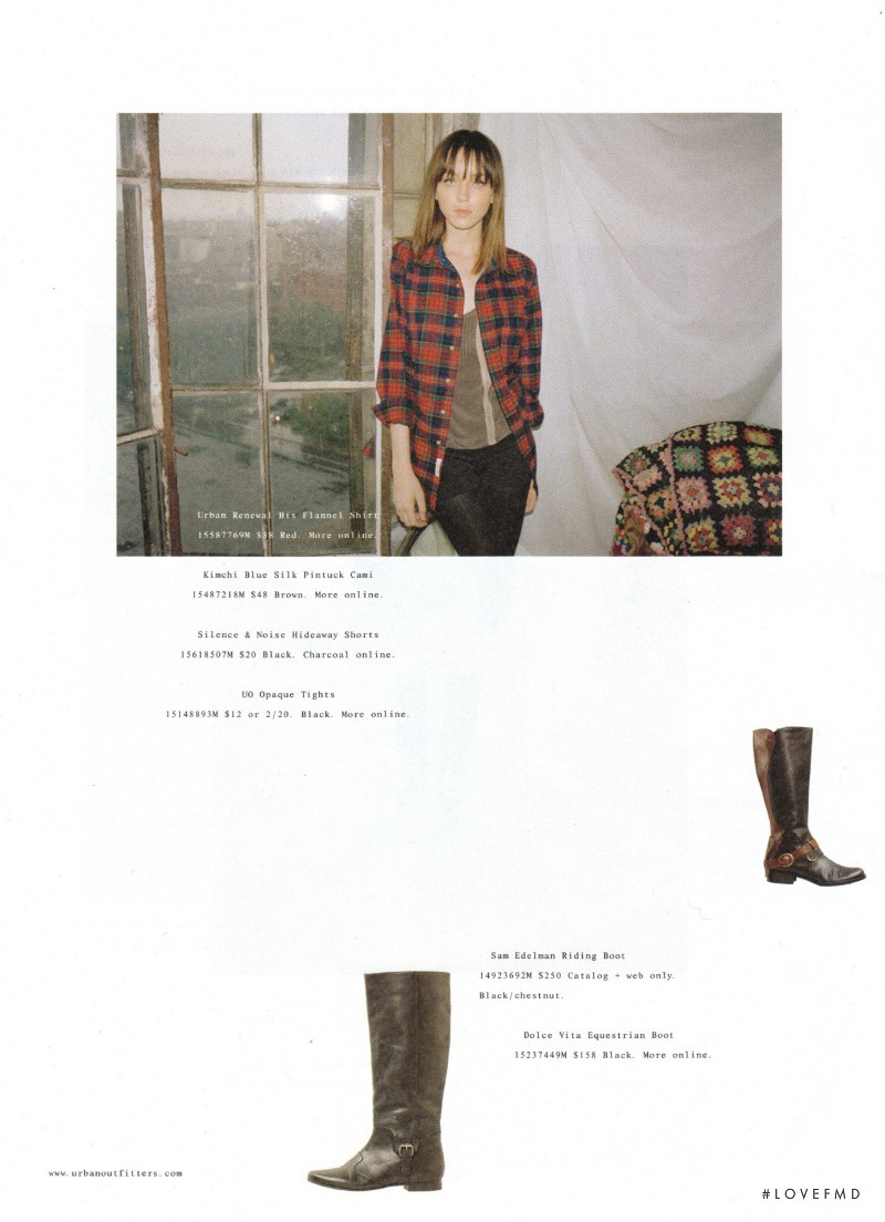 Andressa Fontana featured in  the Urban Outfitters lookbook for Autumn/Winter 2008