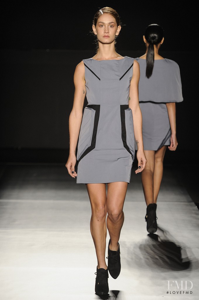 Helena Prestes featured in  the Daniela Yui fashion show for Spring/Summer 2014