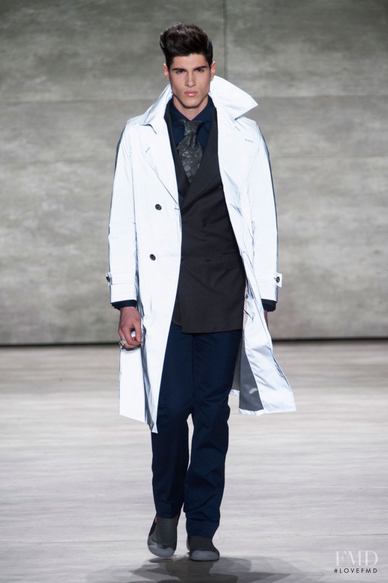 Stefano Berretti featured in  the Malan Breton fashion show for Autumn/Winter 2015