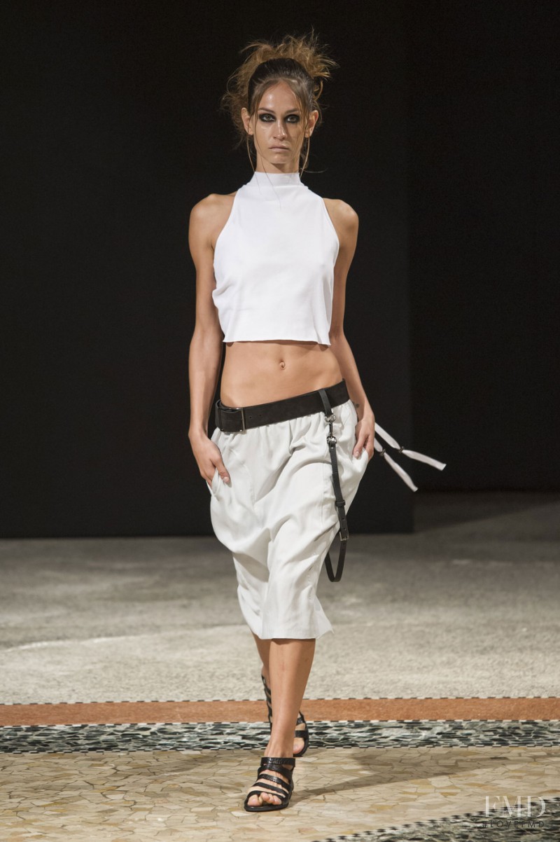 Helena Prestes featured in  the Fatima Val fashion show for Spring/Summer 2016