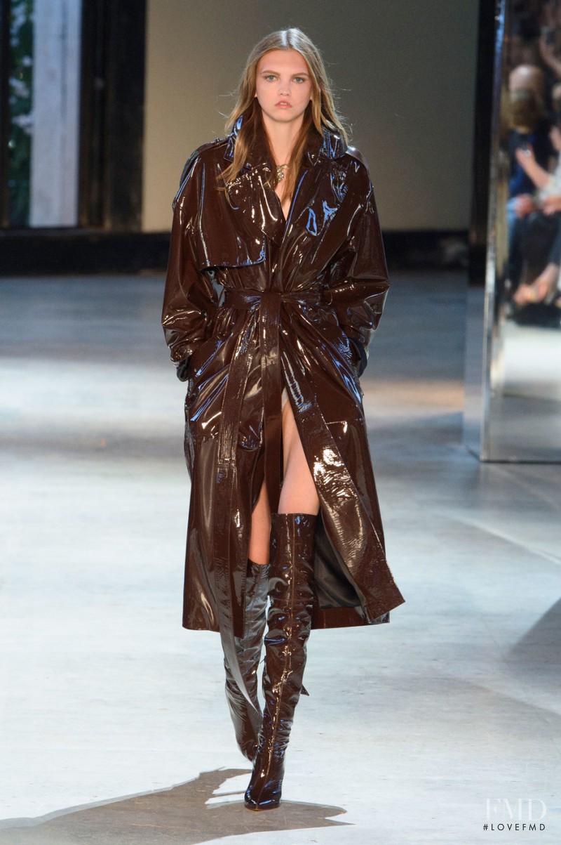 Molly Bair featured in  the Alexandre Vauthier fashion show for Autumn/Winter 2016