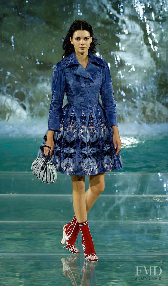 Kendall Jenner featured in  the Fendi Couture fashion show for Autumn/Winter 2016