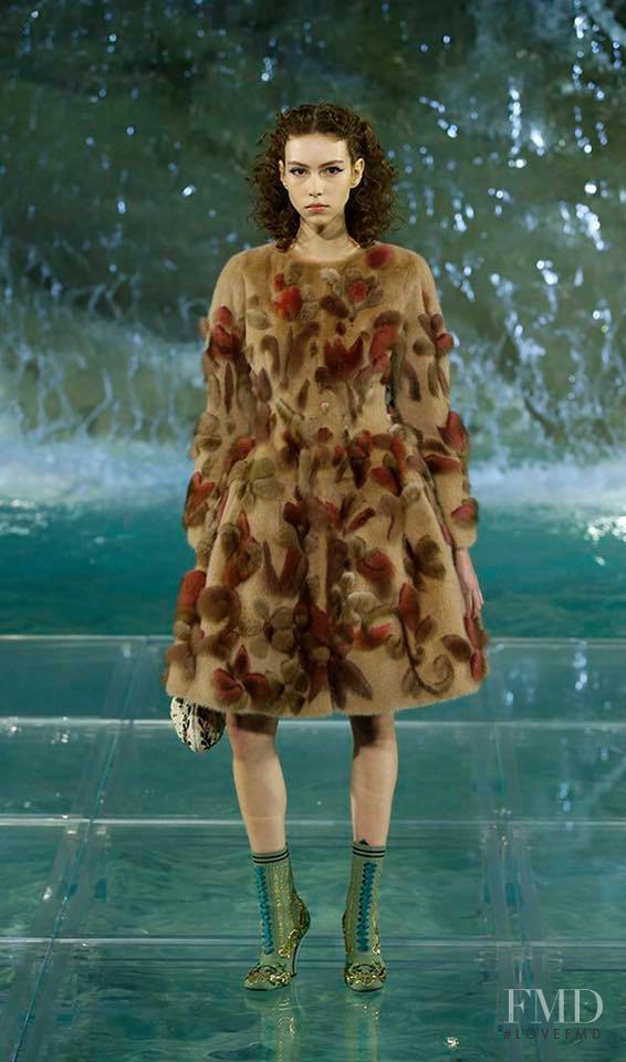 Lorena Maraschi featured in  the Fendi Couture fashion show for Autumn/Winter 2016