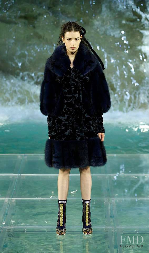 Isabella Ridolfi featured in  the Fendi Couture fashion show for Autumn/Winter 2016