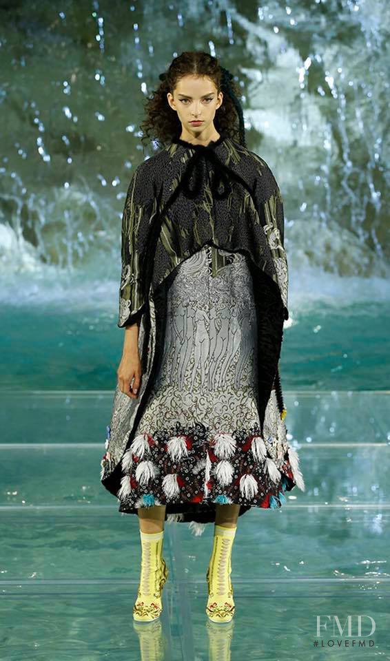 Sophie Jones featured in  the Fendi Couture fashion show for Autumn/Winter 2016