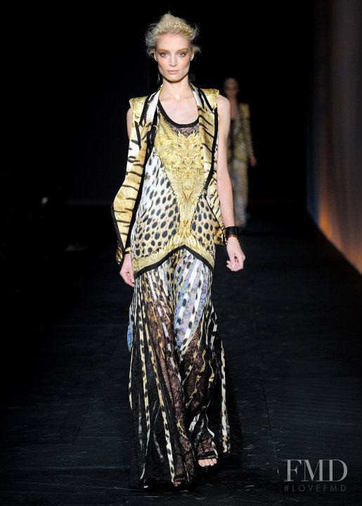 Melissa Tammerijn featured in  the Roberto Cavalli fashion show for Spring/Summer 2012
