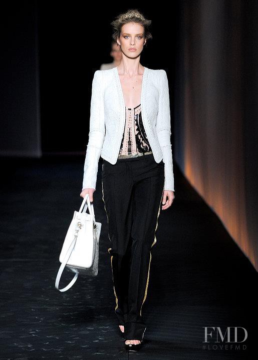 Julia Frauche featured in  the Roberto Cavalli fashion show for Spring/Summer 2012