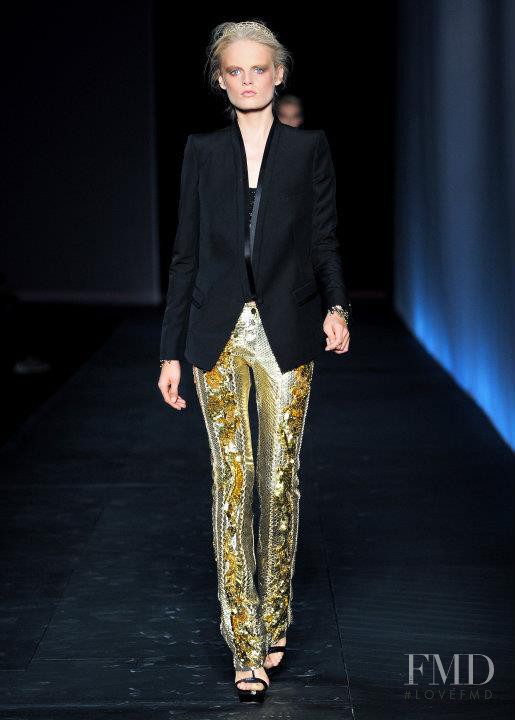 Hanne Gaby Odiele featured in  the Roberto Cavalli fashion show for Spring/Summer 2012