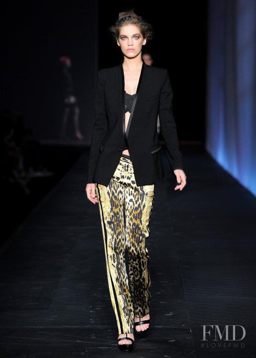 Samantha Gradoville featured in  the Roberto Cavalli fashion show for Spring/Summer 2012