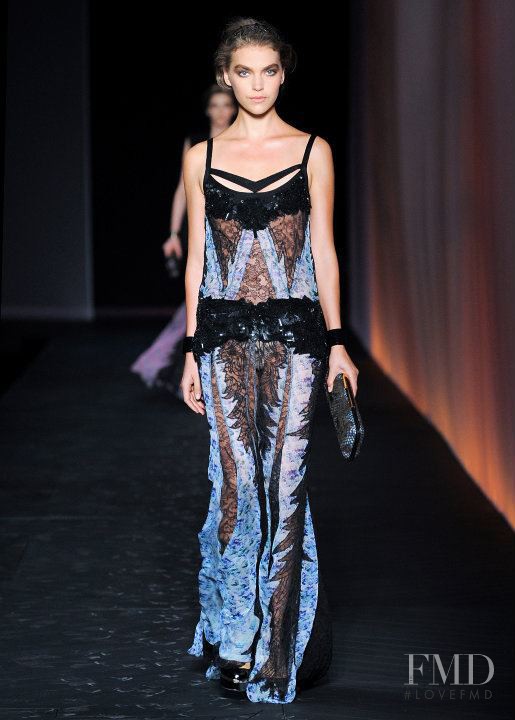 Arizona Muse featured in  the Roberto Cavalli fashion show for Spring/Summer 2012
