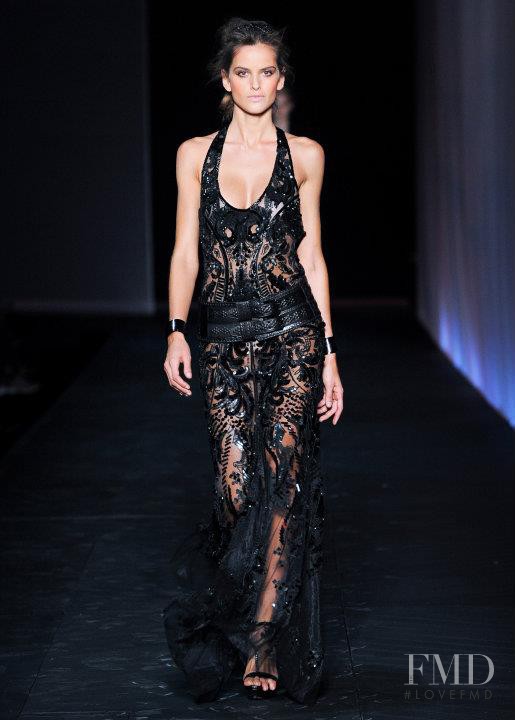 Izabel Goulart featured in  the Roberto Cavalli fashion show for Spring/Summer 2012
