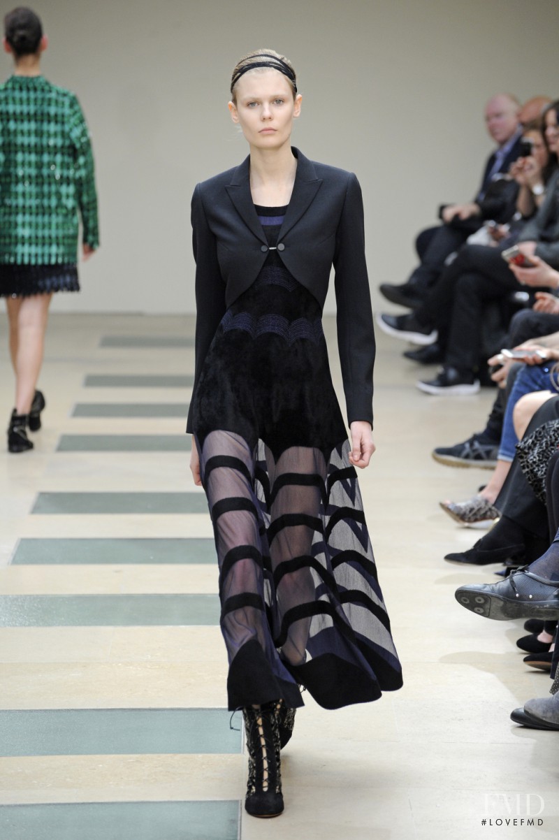 Alexandra Elizabeth Ljadov featured in  the Alaia fashion show for Autumn/Winter 2016