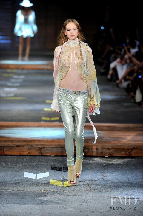 Marique Schimmel featured in  the Just Cavalli fashion show for Spring/Summer 2012