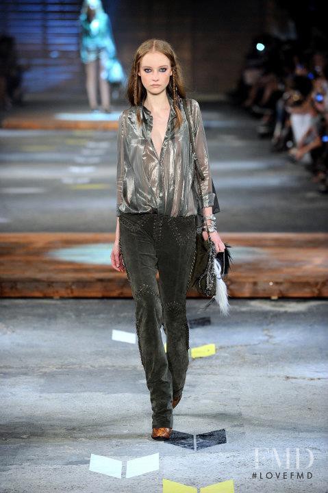 Dempsey Stewart featured in  the Just Cavalli fashion show for Spring/Summer 2012