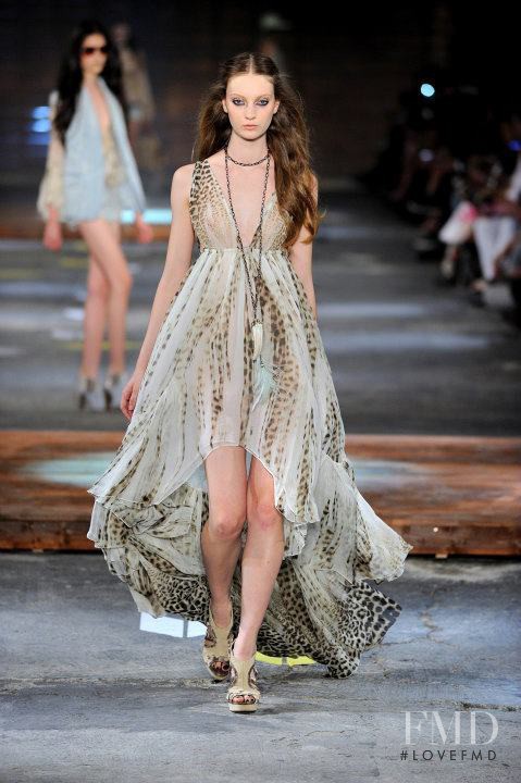 Codie Young featured in  the Just Cavalli fashion show for Spring/Summer 2012