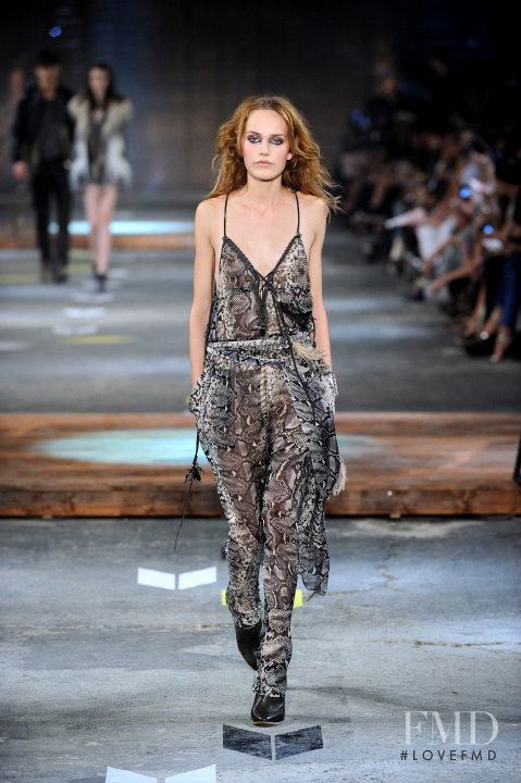 Karolina Waz featured in  the Just Cavalli fashion show for Spring/Summer 2012