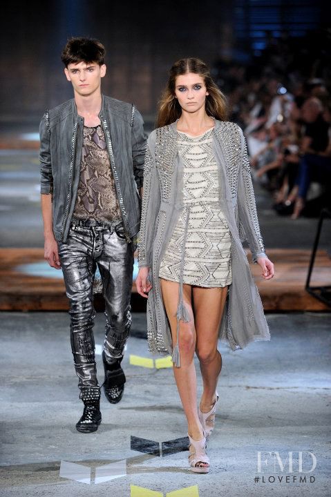 Ella Kandyba featured in  the Just Cavalli fashion show for Spring/Summer 2012