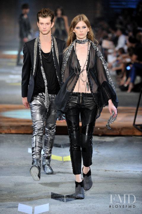 Monika Sawicka featured in  the Just Cavalli fashion show for Spring/Summer 2012