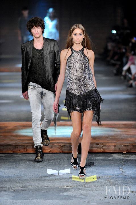 Mariya Melnyk featured in  the Just Cavalli fashion show for Spring/Summer 2012