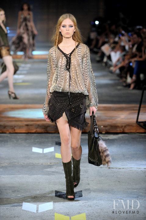 Kate Kosushkina featured in  the Just Cavalli fashion show for Spring/Summer 2012