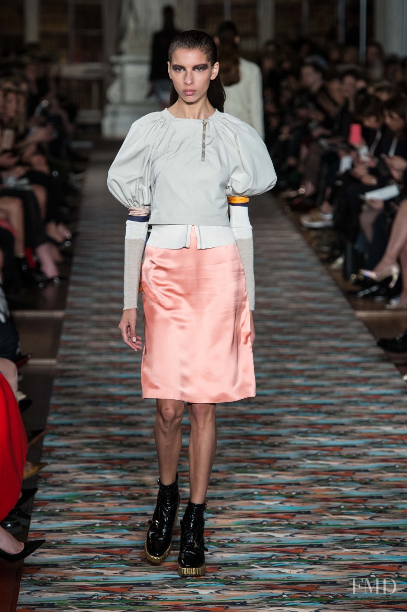 Alice Metza featured in  the Christian Dior fashion show for Cruise 2017