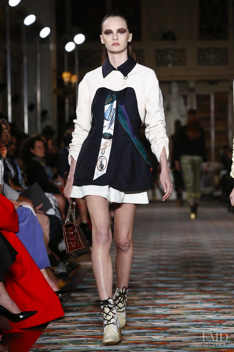 Lea Holzfuss featured in  the Christian Dior fashion show for Cruise 2017