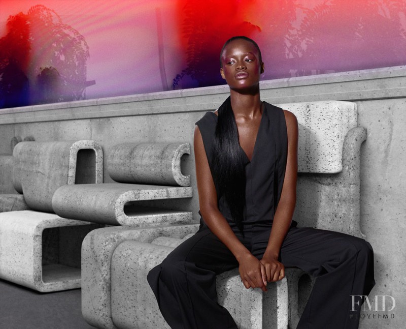 Mayowa Nicholas featured in  the Kenzo advertisement for Spring/Summer 2016