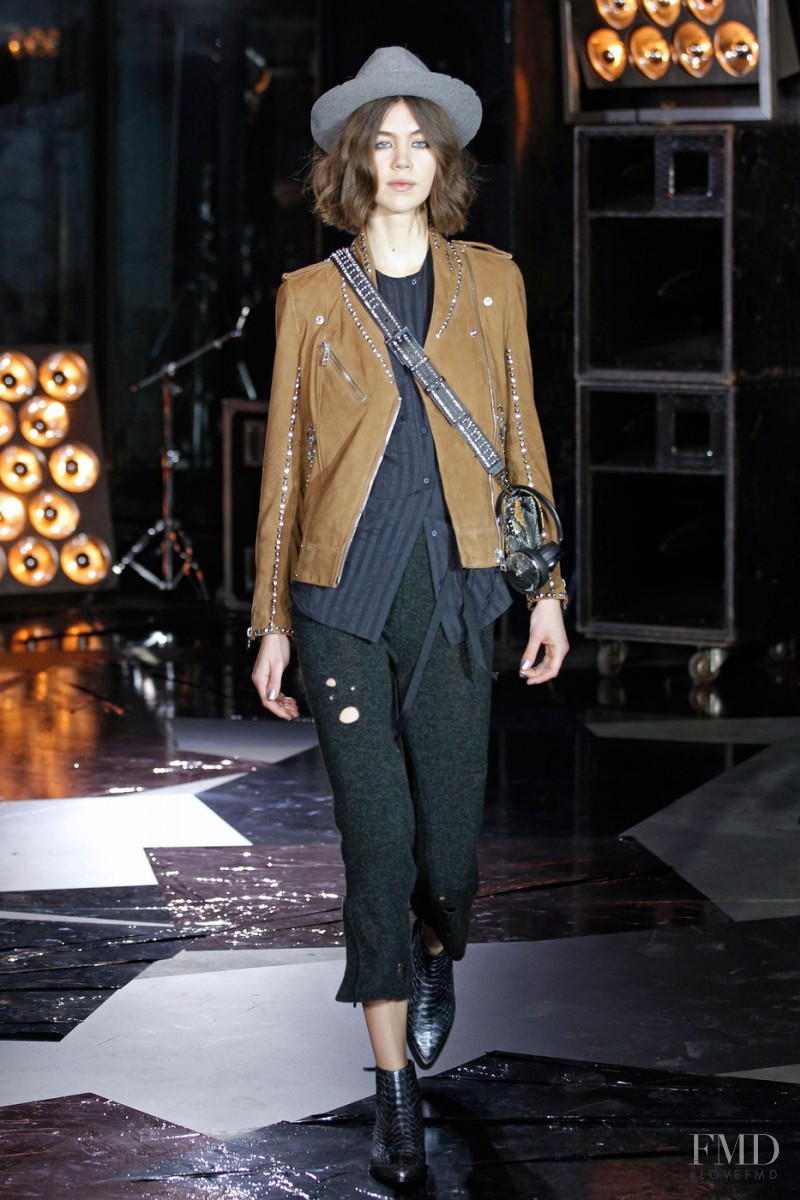 Georgia Graham featured in  the Zadig & Voltaire fashion show for Autumn/Winter 2015