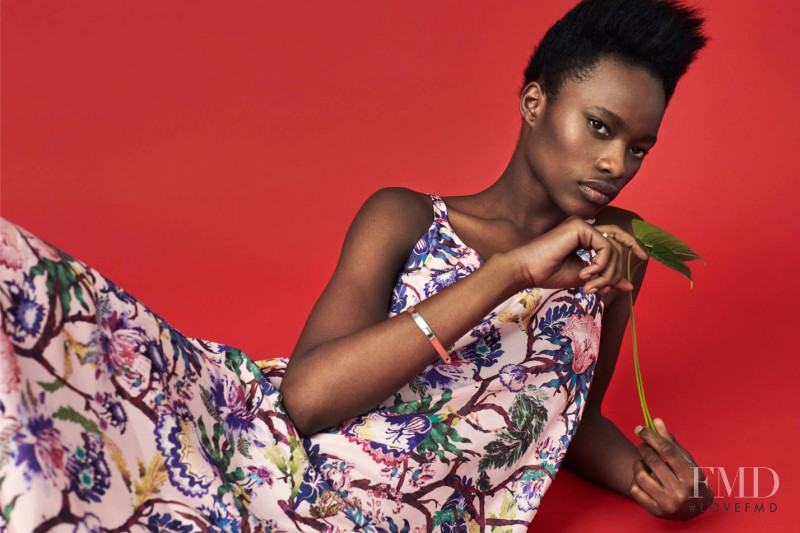 Mayowa Nicholas featured in  the H&M catalogue for Fall 2016