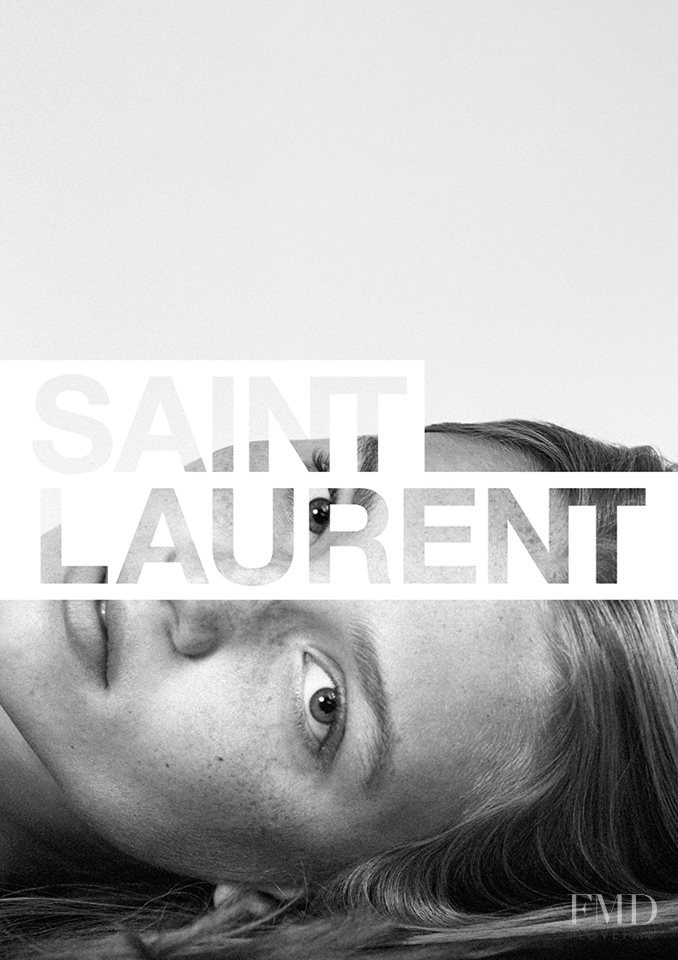 Saint Laurent #YSL01 by Anthony Vaccarello advertisement for Autumn/Winter 2016