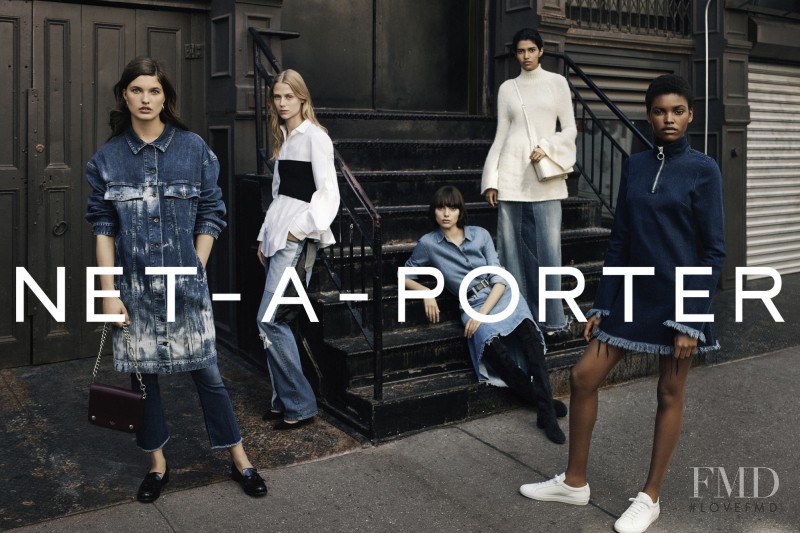 Pooja Mor featured in  the Net-a-Porter advertisement for Autumn/Winter 2016