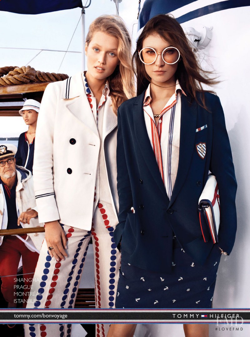 Jacquelyn Jablonski featured in  the Tommy Hilfiger advertisement for Spring/Summer 2013