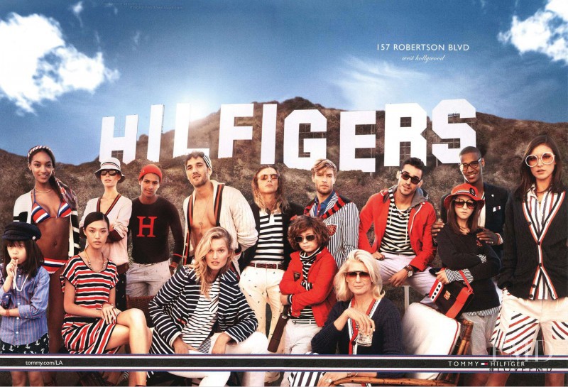 Arthur Kulkov featured in  the Tommy Hilfiger advertisement for Spring/Summer 2013