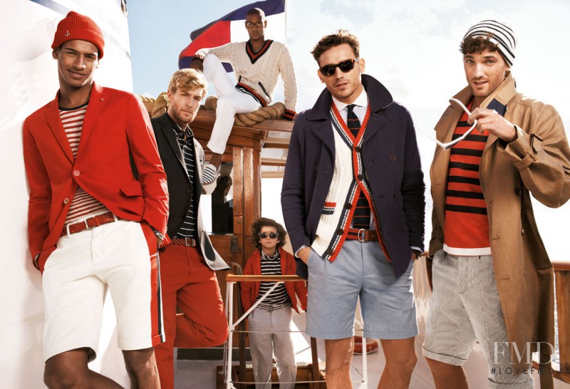 Arthur Kulkov featured in  the Tommy Hilfiger advertisement for Spring/Summer 2013