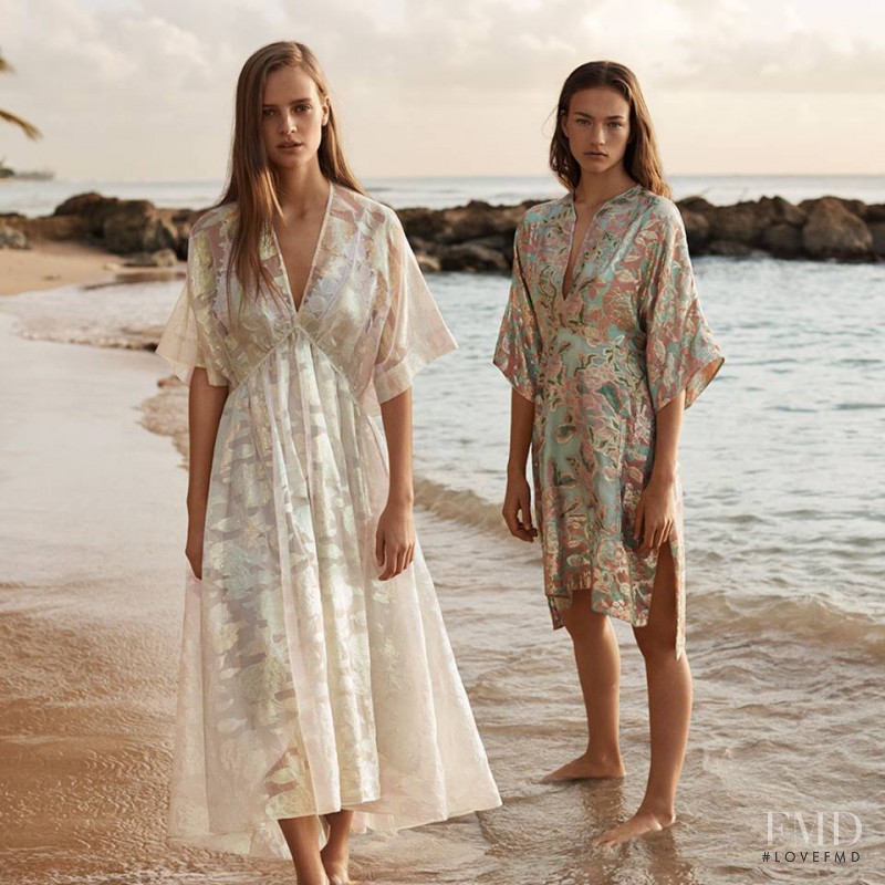 Adrienne Juliger featured in  the Tory Burch advertisement for Spring/Summer 2016