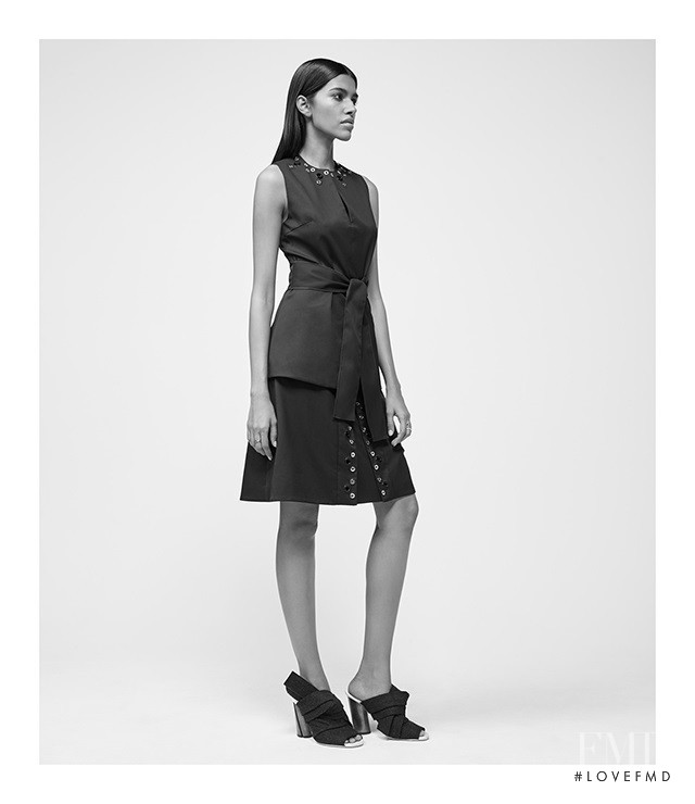 Pooja Mor featured in  the Barneys New York lookbook for Fall 2015