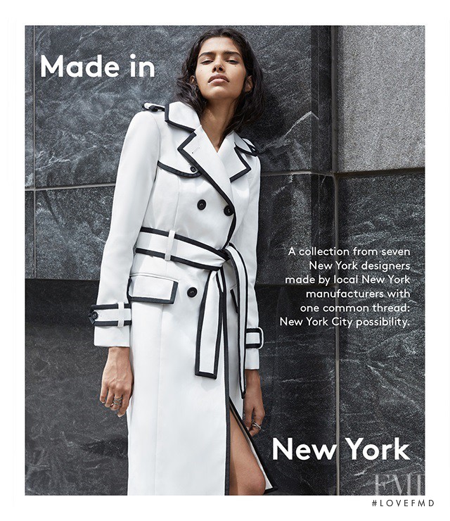 Pooja Mor featured in  the Barneys New York lookbook for Fall 2015