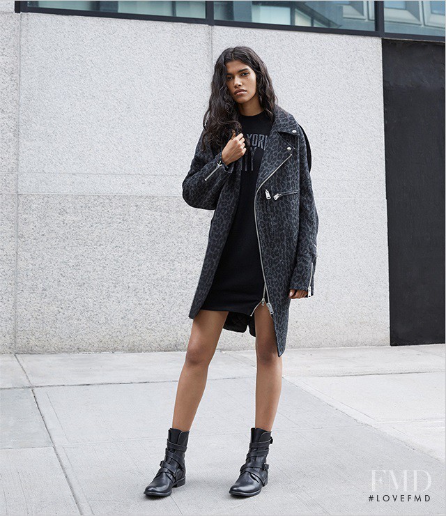 Pooja Mor featured in  the Barneys New York lookbook for Fall 2015