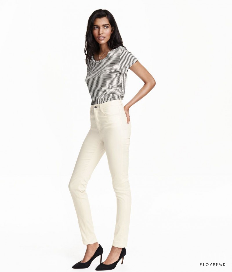 Pooja Mor featured in  the H&M catalogue for Spring 2016