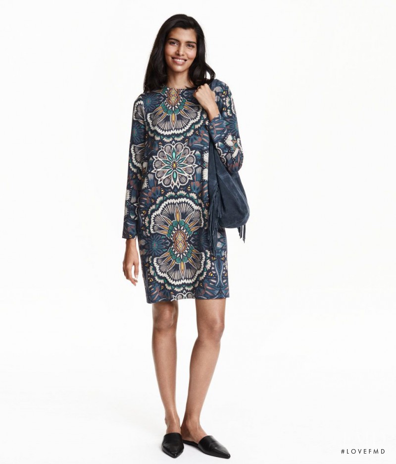 Pooja Mor featured in  the H&M catalogue for Spring 2016