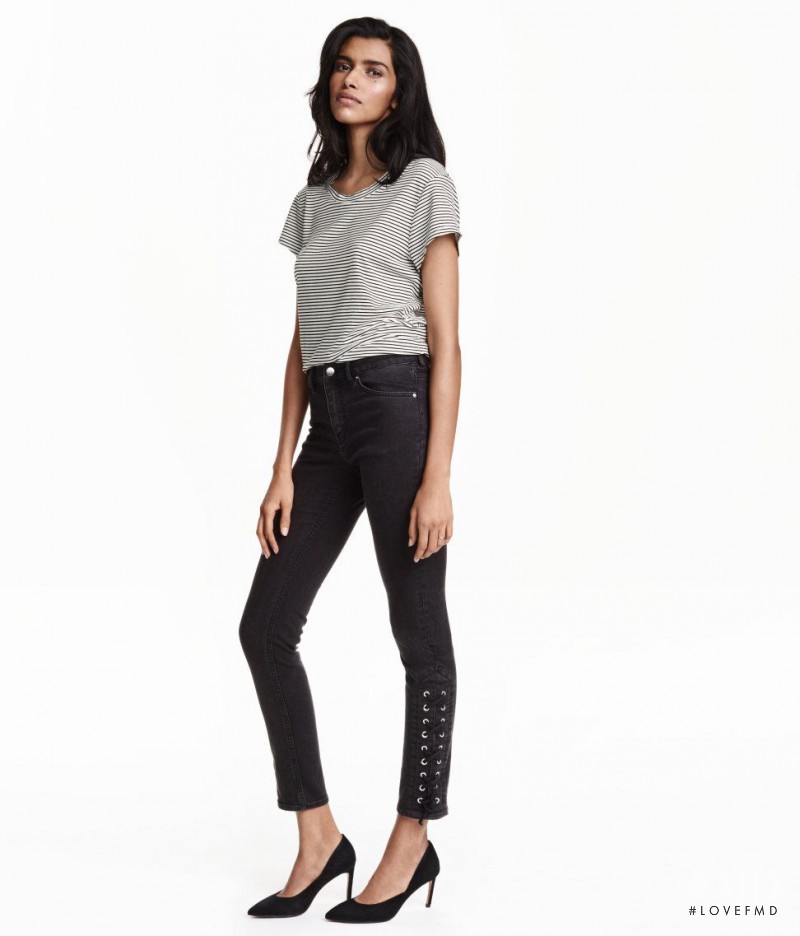 Pooja Mor featured in  the H&M catalogue for Spring 2016